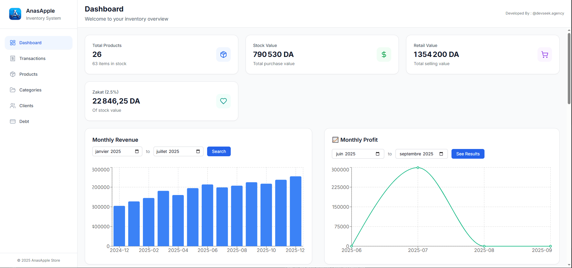 ERP System for RABIE AUTO CAR SHOWROOM